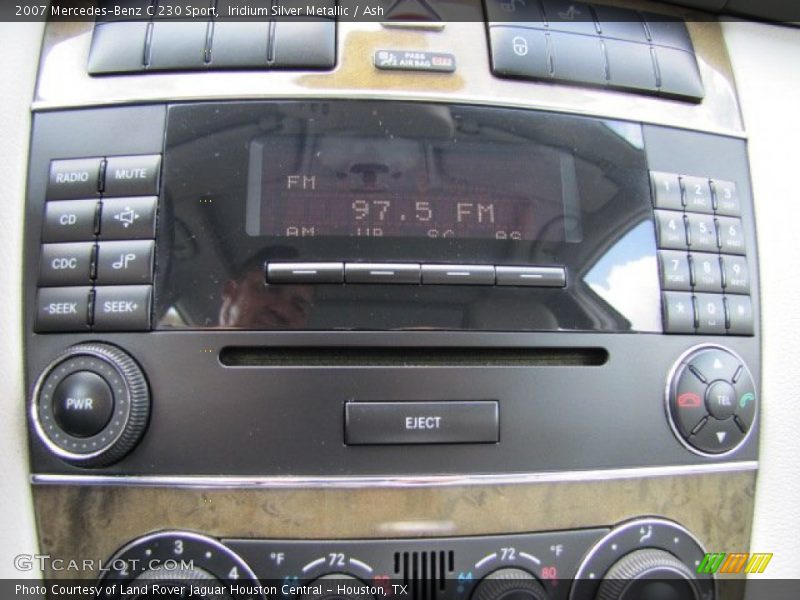 Audio System of 2007 C 230 Sport