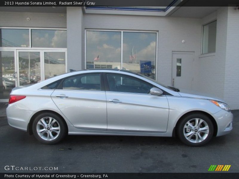 Radiant Silver / Gray 2013 Hyundai Sonata Limited