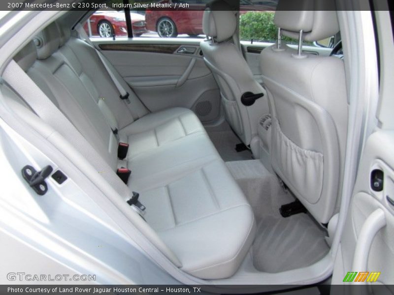 Rear Seat of 2007 C 230 Sport