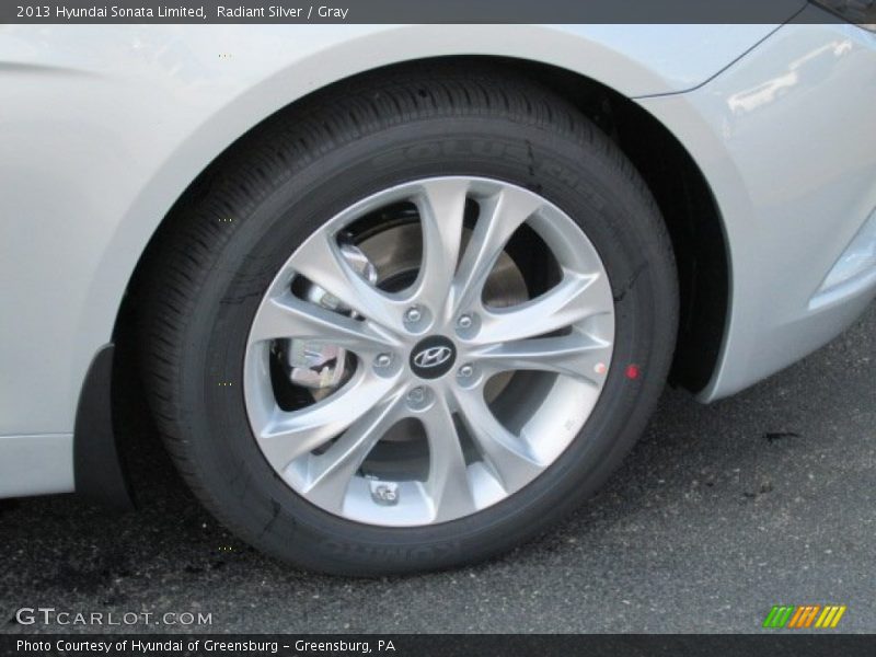 Radiant Silver / Gray 2013 Hyundai Sonata Limited
