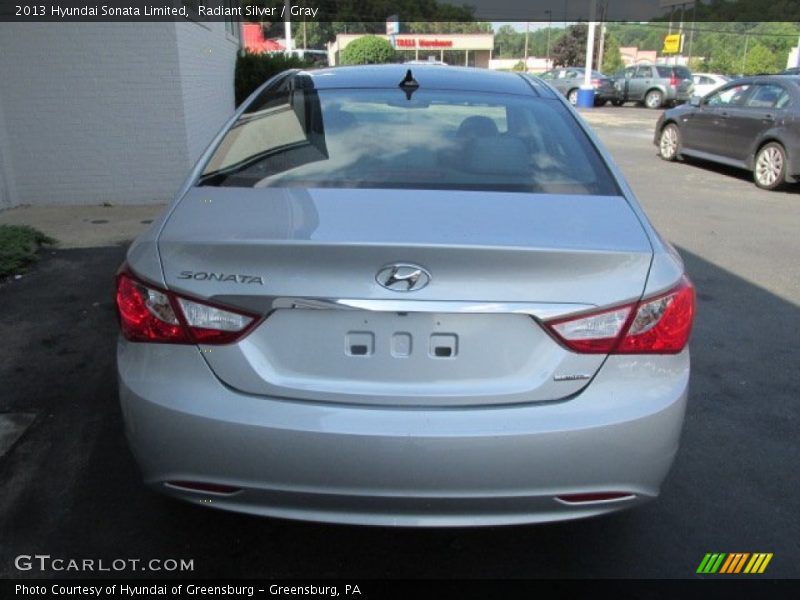 Radiant Silver / Gray 2013 Hyundai Sonata Limited