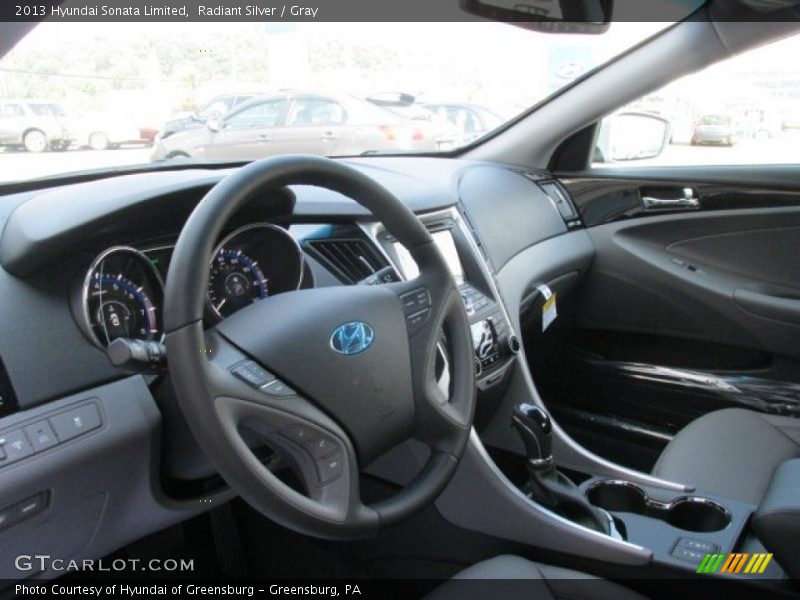 Radiant Silver / Gray 2013 Hyundai Sonata Limited