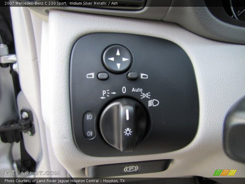 Controls of 2007 C 230 Sport