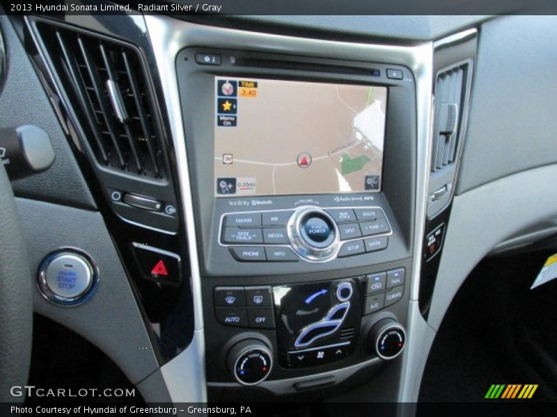 Radiant Silver / Gray 2013 Hyundai Sonata Limited