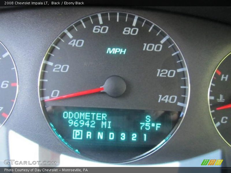 Black / Ebony Black 2008 Chevrolet Impala LT