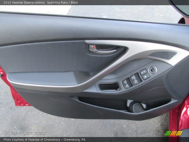 Sparkling Ruby / Black 2013 Hyundai Elantra Limited