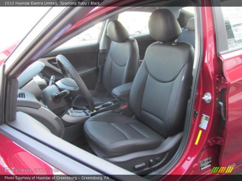 Sparkling Ruby / Black 2013 Hyundai Elantra Limited