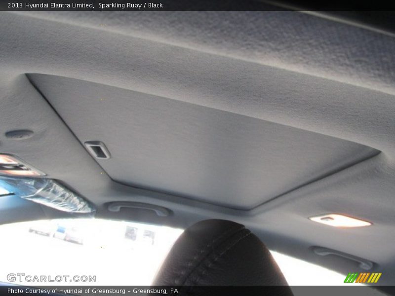Sparkling Ruby / Black 2013 Hyundai Elantra Limited
