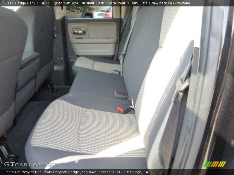 Brilliant Black Crystal Pearl / Dark Slate Gray/Medium Graystone 2011 Dodge Ram 1500 SLT Quad Cab 4x4
