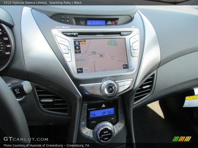 Sparkling Ruby / Black 2013 Hyundai Elantra Limited