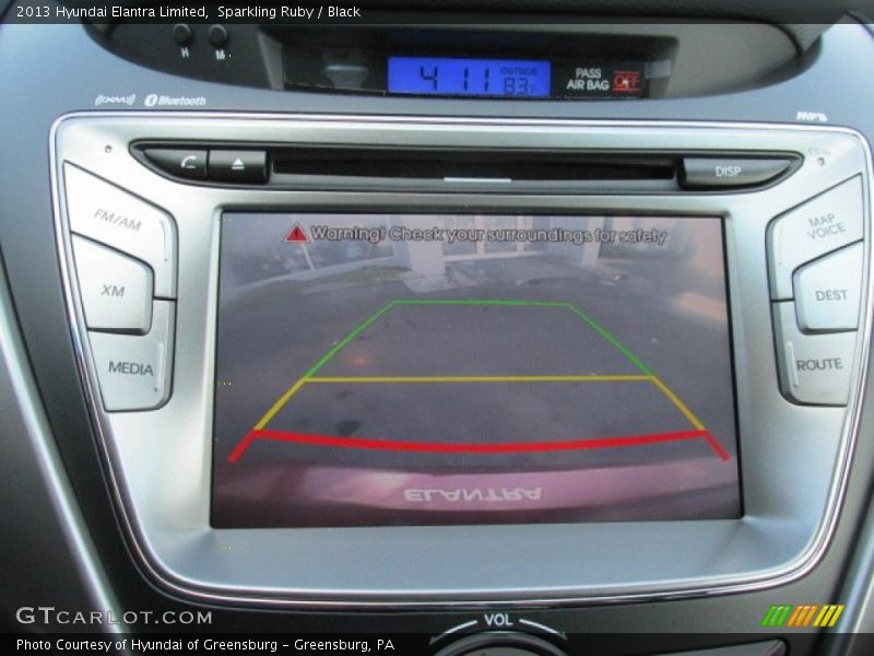 Sparkling Ruby / Black 2013 Hyundai Elantra Limited