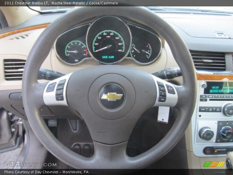 Mocha Steel Metallic / Cocoa/Cashmere 2011 Chevrolet Malibu LT