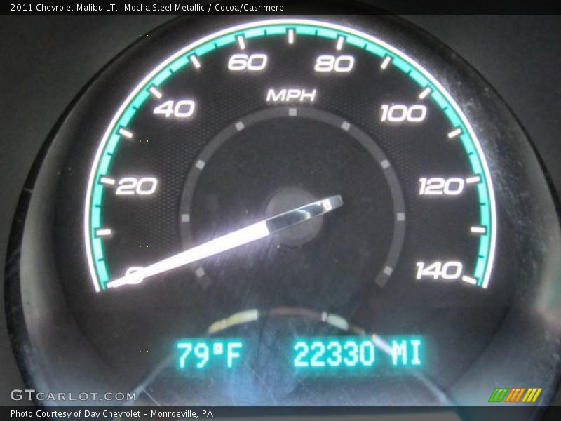Mocha Steel Metallic / Cocoa/Cashmere 2011 Chevrolet Malibu LT