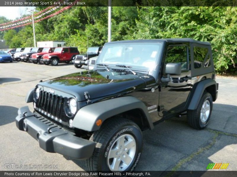 Black / Black 2014 Jeep Wrangler Sport S 4x4