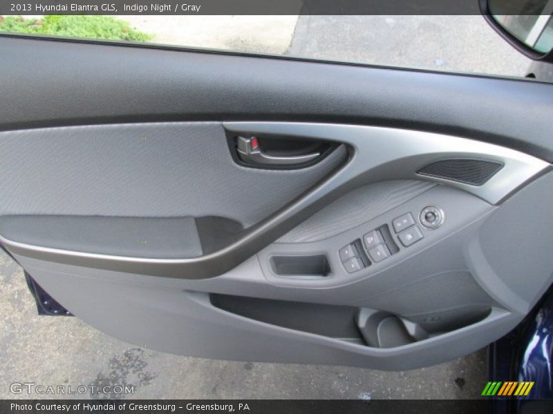 Indigo Night / Gray 2013 Hyundai Elantra GLS
