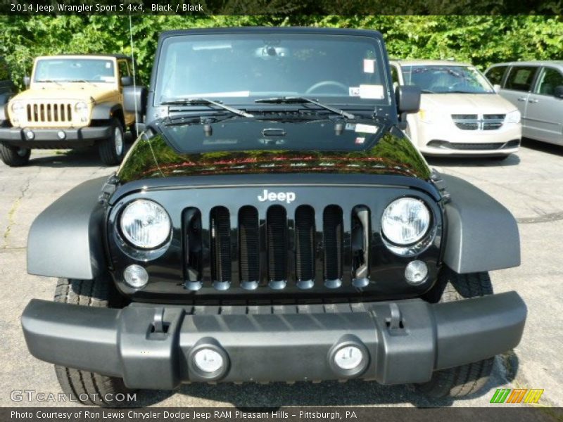 Black / Black 2014 Jeep Wrangler Sport S 4x4