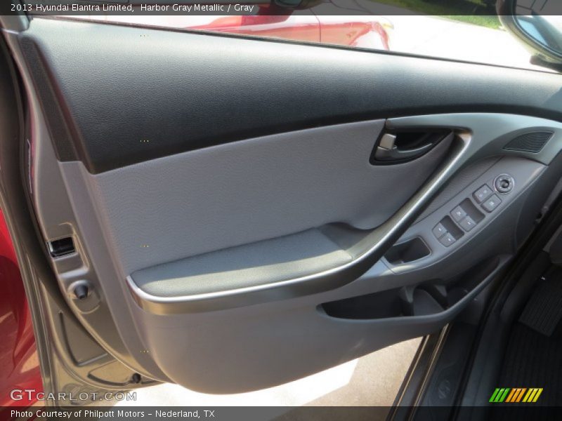 Harbor Gray Metallic / Gray 2013 Hyundai Elantra Limited