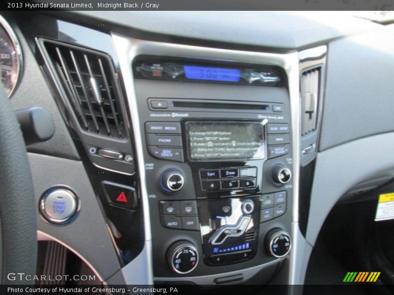 Midnight Black / Gray 2013 Hyundai Sonata Limited