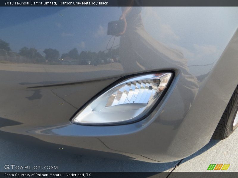 Harbor Gray Metallic / Black 2013 Hyundai Elantra Limited