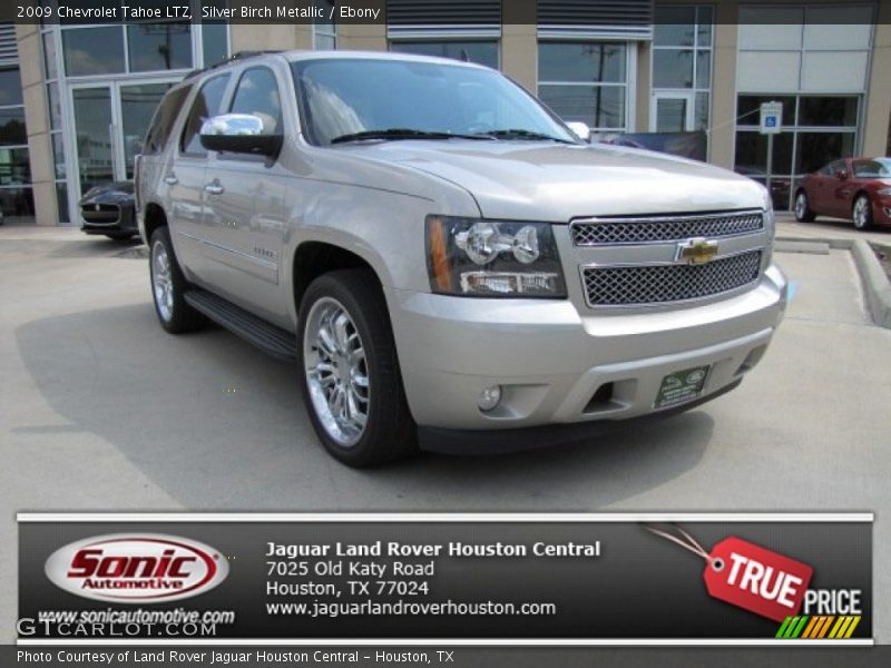Silver Birch Metallic / Ebony 2009 Chevrolet Tahoe LTZ