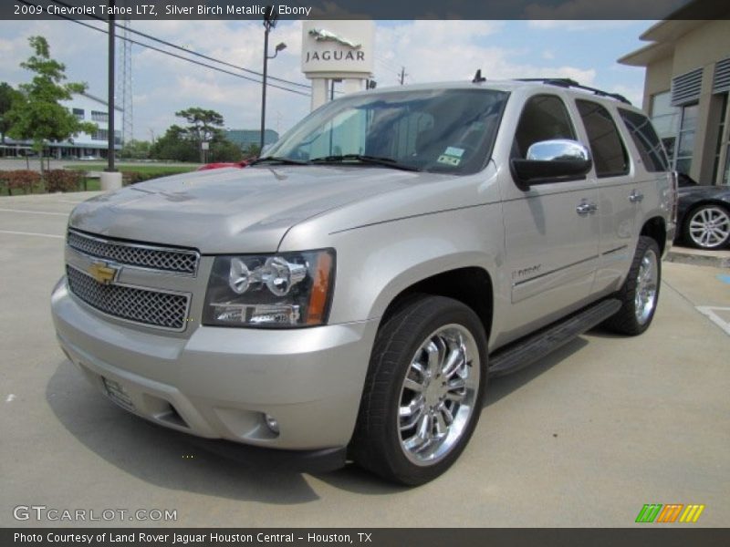 Silver Birch Metallic / Ebony 2009 Chevrolet Tahoe LTZ