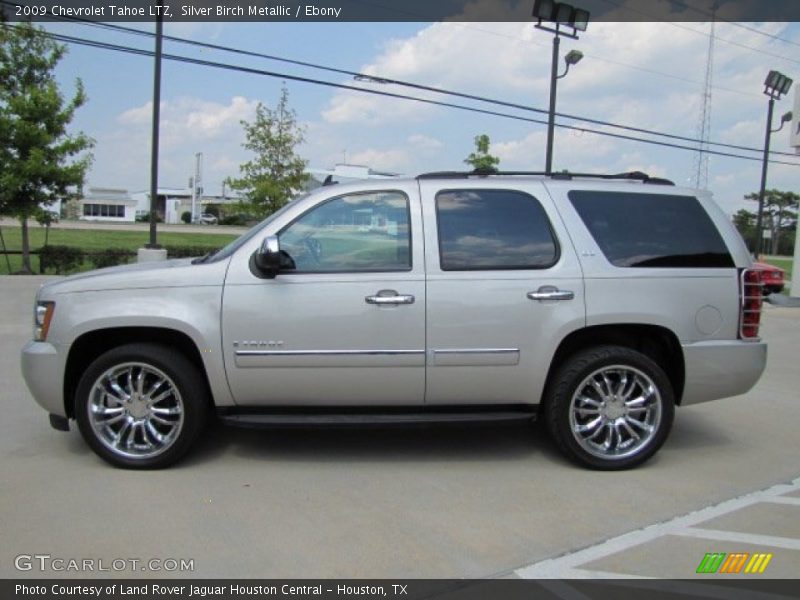 Silver Birch Metallic / Ebony 2009 Chevrolet Tahoe LTZ