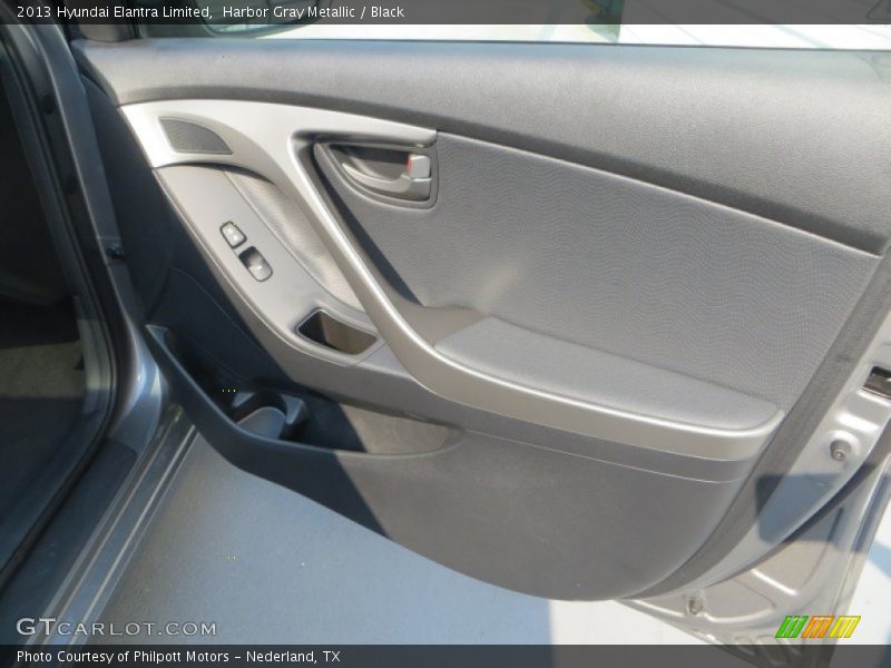 Harbor Gray Metallic / Black 2013 Hyundai Elantra Limited
