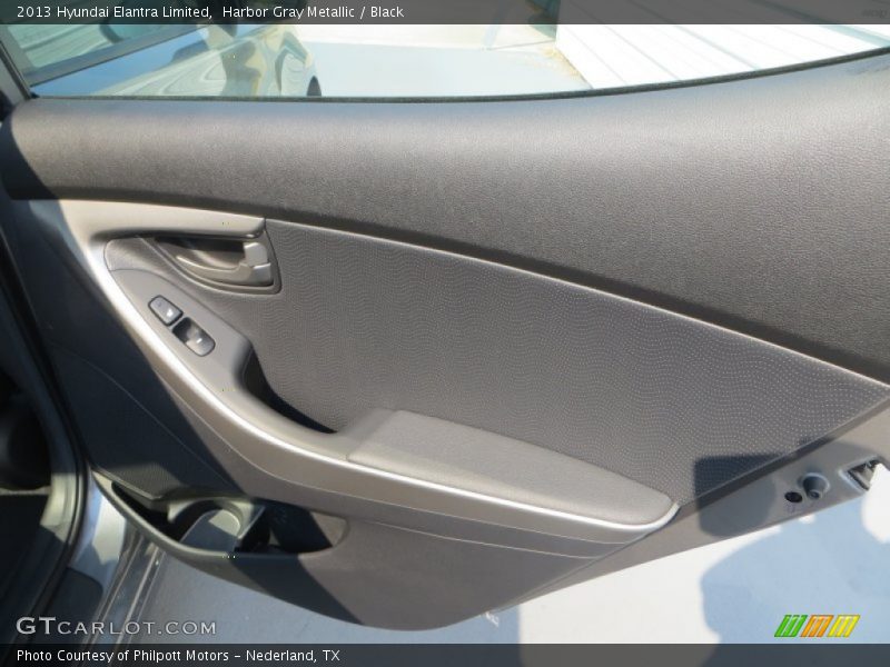 Harbor Gray Metallic / Black 2013 Hyundai Elantra Limited