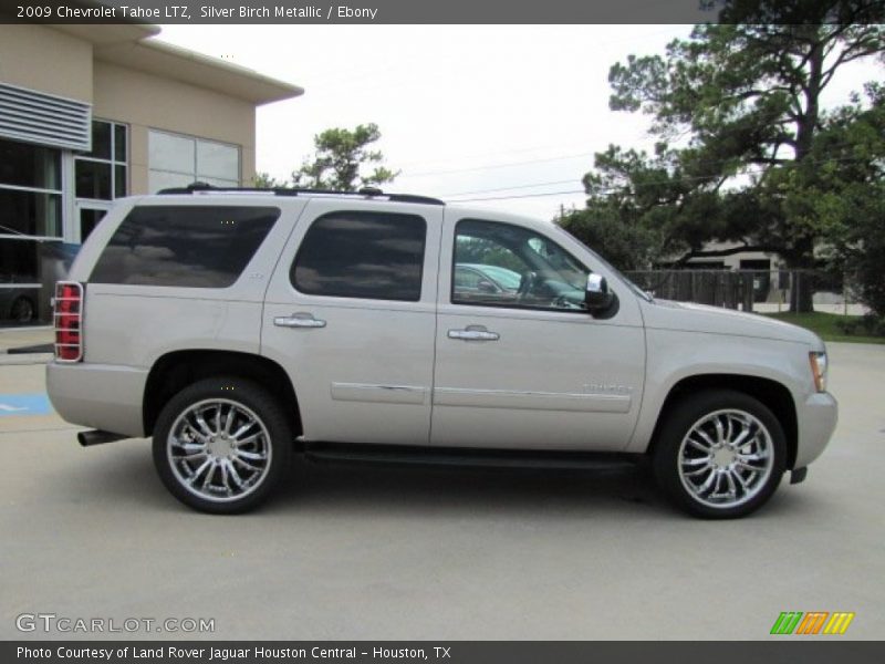Silver Birch Metallic / Ebony 2009 Chevrolet Tahoe LTZ