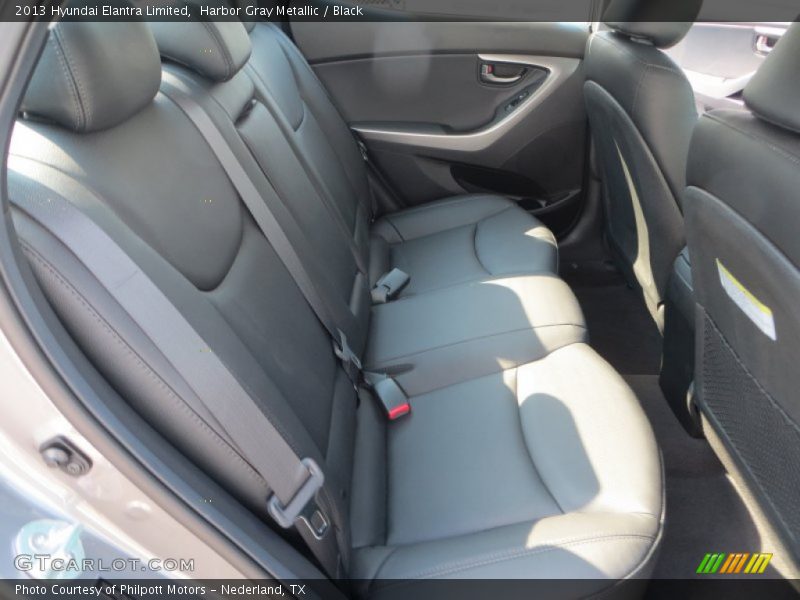 Harbor Gray Metallic / Black 2013 Hyundai Elantra Limited