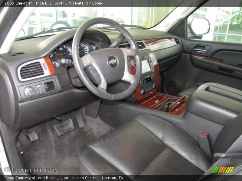 Silver Birch Metallic / Ebony 2009 Chevrolet Tahoe LTZ