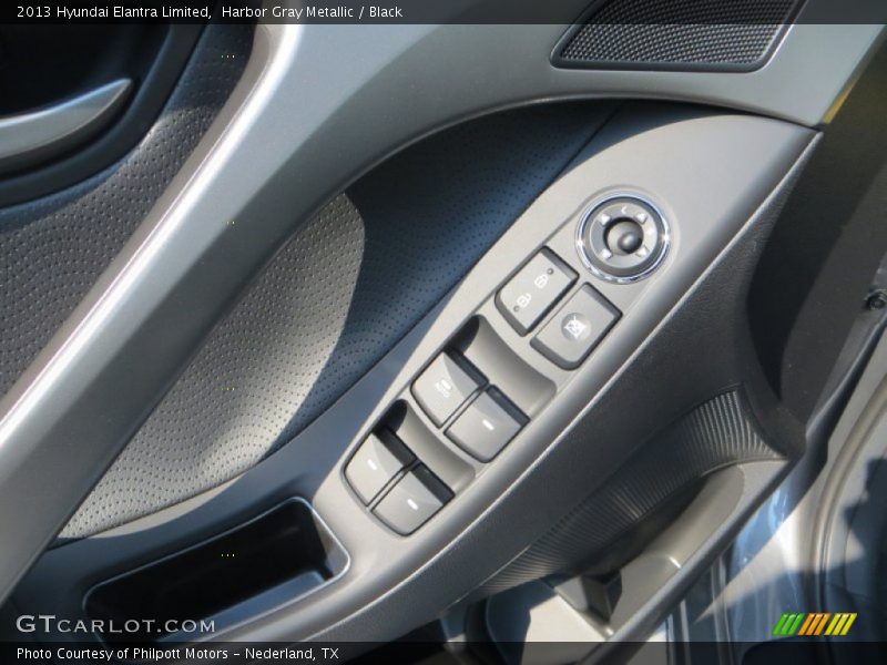 Harbor Gray Metallic / Black 2013 Hyundai Elantra Limited