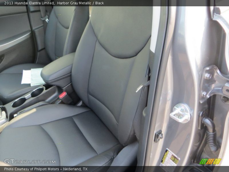 Harbor Gray Metallic / Black 2013 Hyundai Elantra Limited