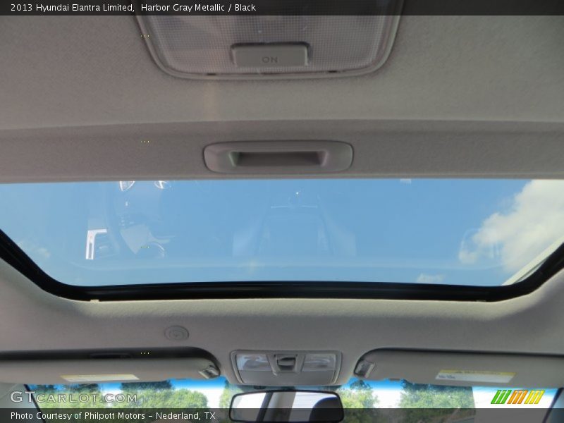 Harbor Gray Metallic / Black 2013 Hyundai Elantra Limited