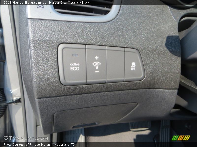 Harbor Gray Metallic / Black 2013 Hyundai Elantra Limited
