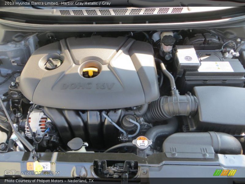 Harbor Gray Metallic / Gray 2013 Hyundai Elantra Limited