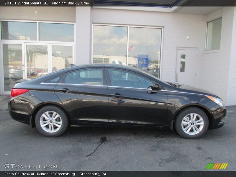 Midnight Black / Gray 2013 Hyundai Sonata GLS