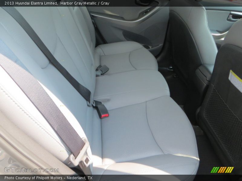 Harbor Gray Metallic / Gray 2013 Hyundai Elantra Limited