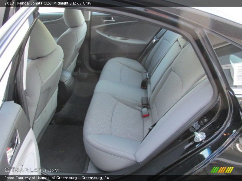 Midnight Black / Gray 2013 Hyundai Sonata GLS