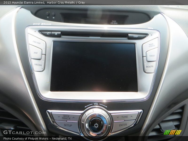Harbor Gray Metallic / Gray 2013 Hyundai Elantra Limited