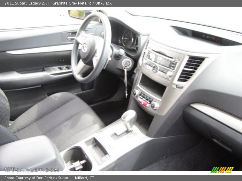 Graphite Gray Metallic / Off-Black 2011 Subaru Legacy 2.5i