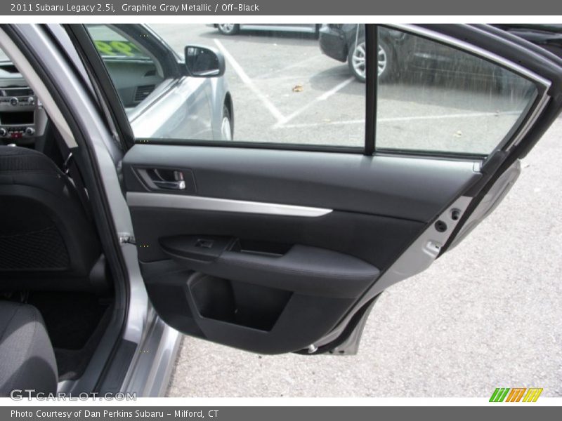Graphite Gray Metallic / Off-Black 2011 Subaru Legacy 2.5i