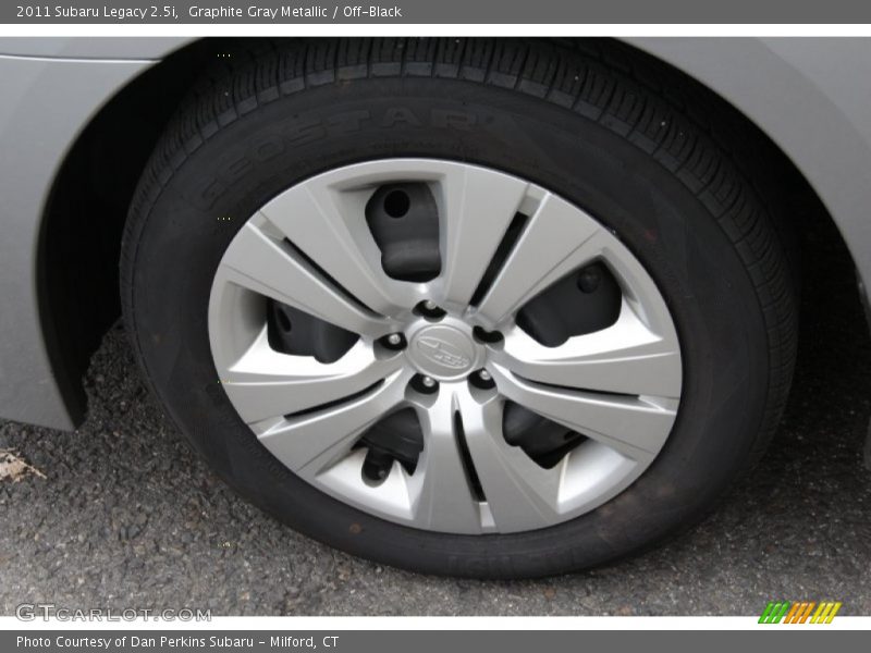 Graphite Gray Metallic / Off-Black 2011 Subaru Legacy 2.5i