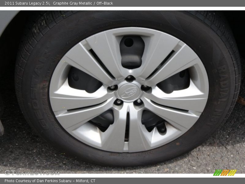 Graphite Gray Metallic / Off-Black 2011 Subaru Legacy 2.5i