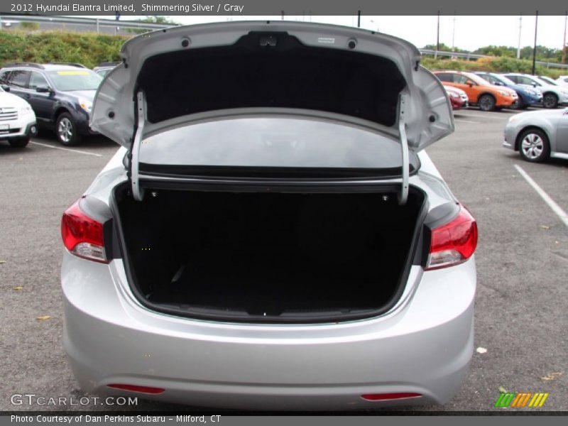 Shimmering Silver / Gray 2012 Hyundai Elantra Limited