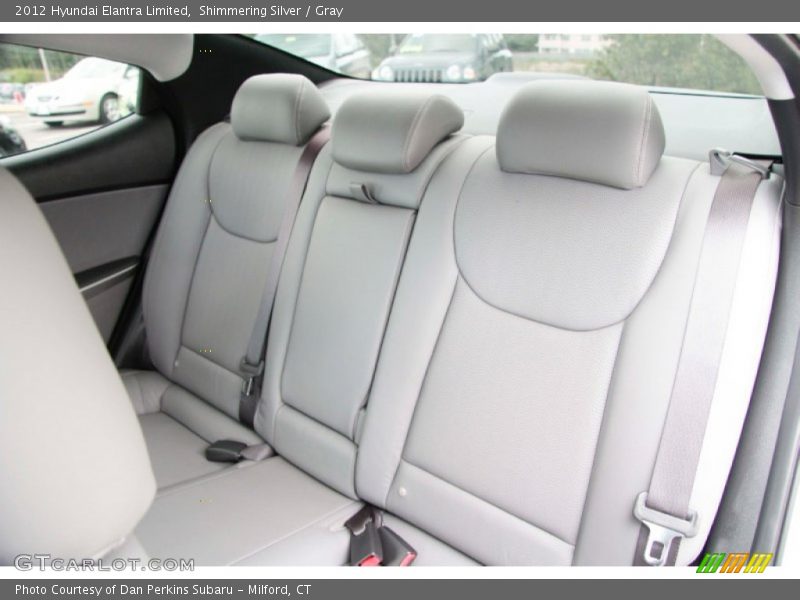 Shimmering Silver / Gray 2012 Hyundai Elantra Limited