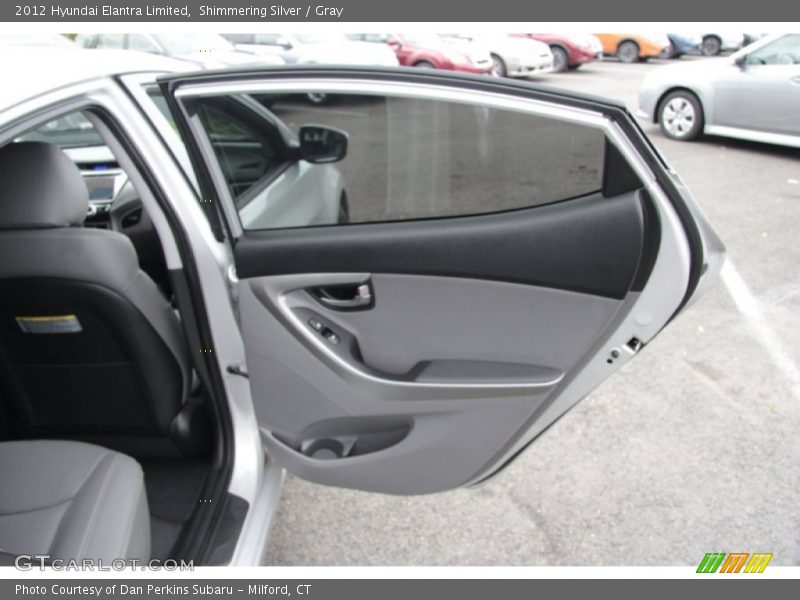 Shimmering Silver / Gray 2012 Hyundai Elantra Limited