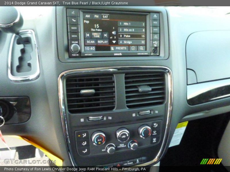 Controls of 2014 Grand Caravan SXT