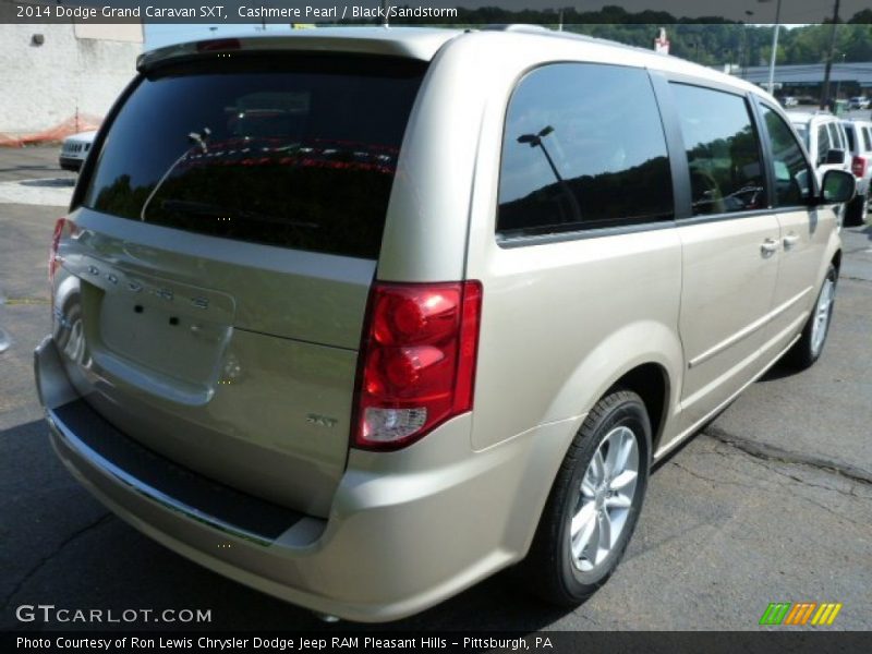 Cashmere Pearl / Black/Sandstorm 2014 Dodge Grand Caravan SXT