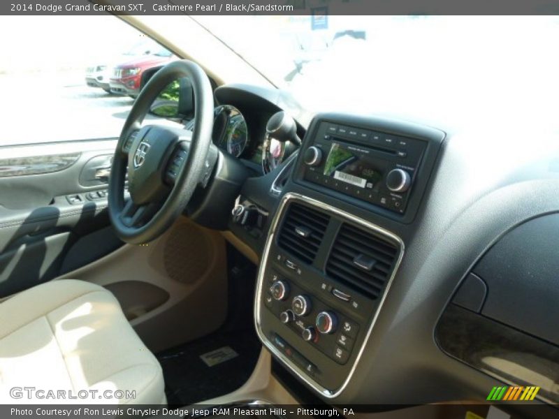 Cashmere Pearl / Black/Sandstorm 2014 Dodge Grand Caravan SXT